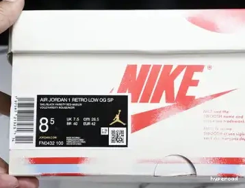 Hyperoad Room Retro Jordan 1 Trophy OG Low Home 0608